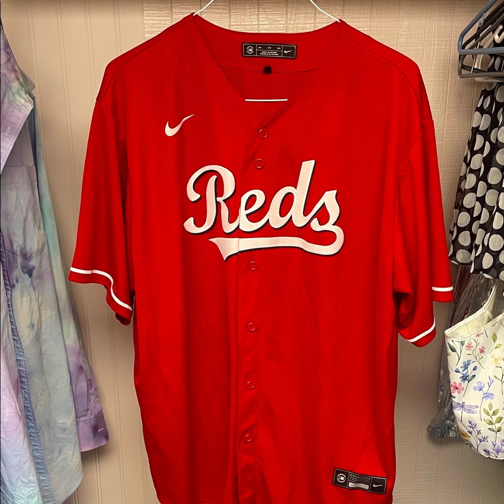 Nike Red Baseball Jersey - Joey Votto